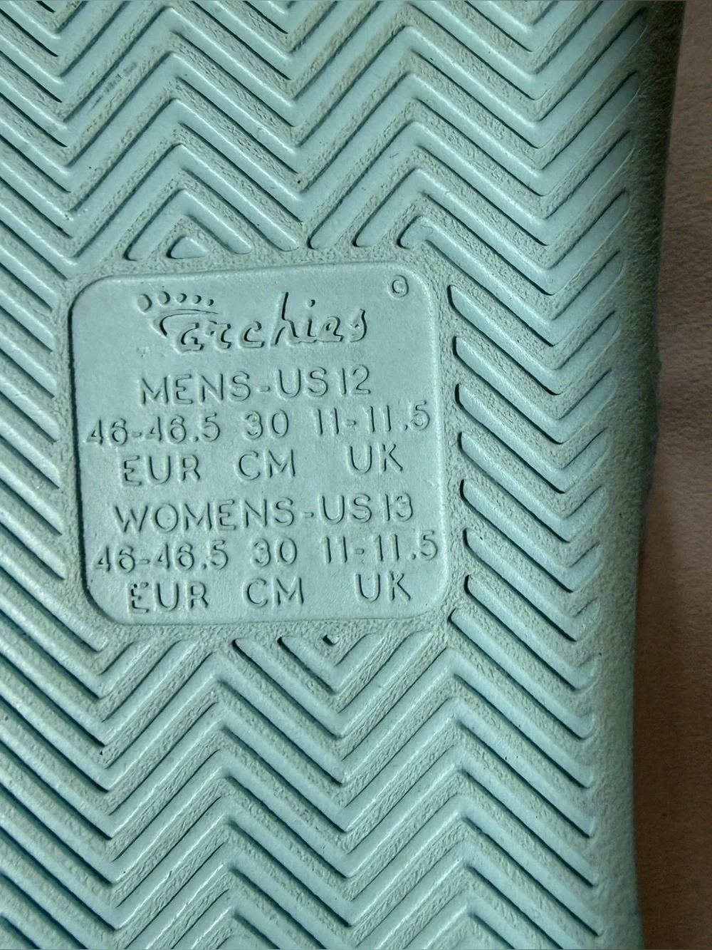 Archie’s Blue Arch Support Flip Flops